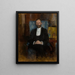 Portrait de Feliks Jasieński - Olga Boznańska — gerahmtes Bild an der Wand