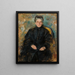 Portrait de Jadwiga Sapieżyna et Sanguszko - Olga Boznańska — gerahmtes Bild an der Wand
