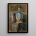 Portrait de Maria Morzycka - Olga Boznańska — gerahmtes Bild an der Wand