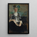 Portrait de Mme Buyko - Olga Boznańska — gerahmtes Bild an der Wand