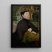 Portrait de Mme Getter - Olga Boznańska — gerahmtes Bild an der Wand