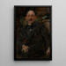 Portrait des Künstlers Marcin Samlicki - Olga Boznańska — gerahmtes Bild an der Wand