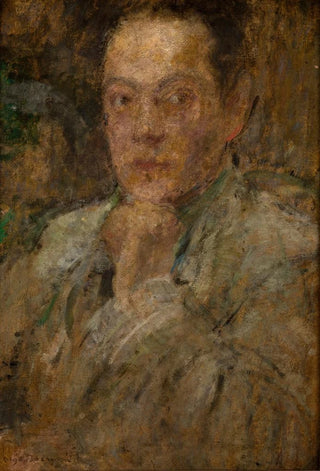 Olga Boznanska - Portrait of Sculptor Stefan Zbigniewicz.webp