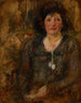 Portrait einer Dame mit Halskette - Olga Boznańska — Ansicht des Kunstwerks