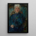 Portrait de ucja Detloff - Olga Boznańska — gerahmtes Bild an der Wand