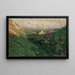 Ansicht des Dorfes Kahlenberg - Olga Wisinger-Florian — gerahmtes Bild an der Wand