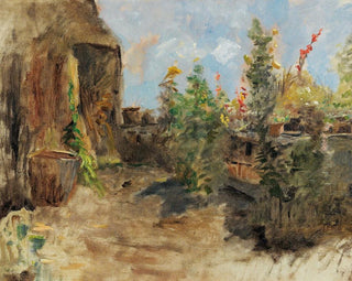 Bauernhofgarten - Olga Wisinger-Florian — Ansicht des Kunstwerks