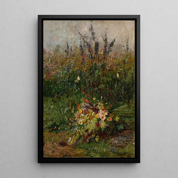 Sommerblumen der Felder - Olga Wisinger-Florian — gerahmtes Bild an der Wand