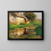 L'étang derrière la maison - Olga Wisinger-Florian — gerahmtes Bild an der Wand
