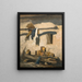 Wand eines Hauses - Olga Wisinger-Florian — gerahmtes Bild an der Wand