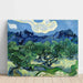Reproduktion des Gemäldes Olivier-Gemälde mit den Alpilles im Hintergrund - Vincent Van Gogh
