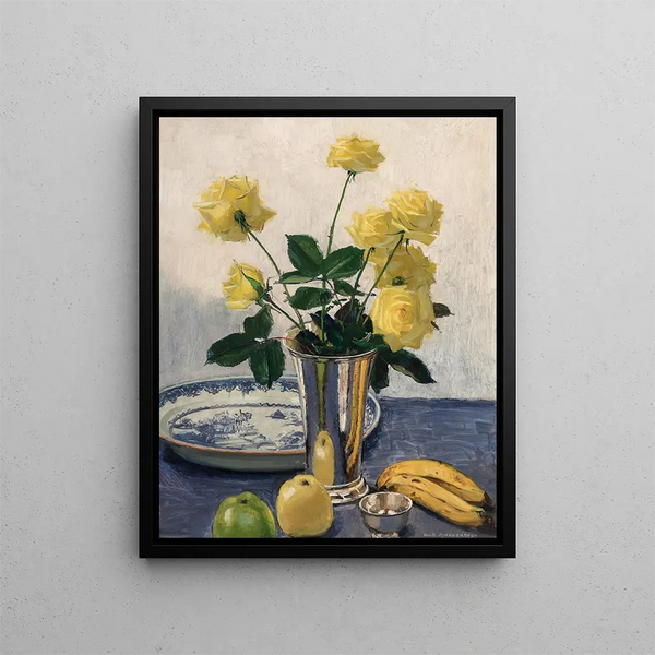 Olle Hjortzberg - Stilleben met gula rosor Still life with yellow roses.webp