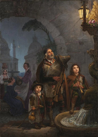 Olof Johan Sdermark - Street musicians at the Pantheon.webp