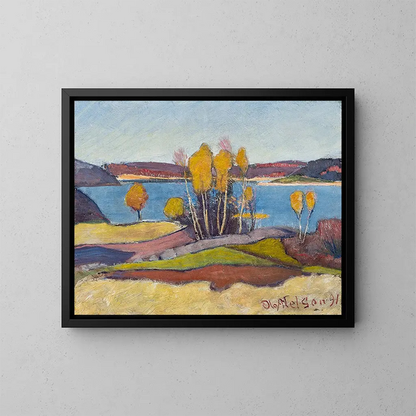 Geschichte der Ostsee - Olof Sager-Nelson — gerahmtes Bild an der Wand