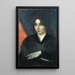Portrait von Mme Huot - Olof Sager-Nelson — gerahmtes Bild an der Wand