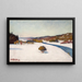 Winterlandschaft - Olof Sager-Nelson — gerahmtes Bild an der Wand