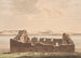 Ruinen einer Kirche in Grönland Illustration für WA Graah Reiseerkundungskreuzfahrt an der Ostküste Grönlands 3 - Oluf Olufsen Bagge — Ansicht des Kunstwerks