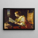 Sainte Catherine d'Alexandrie - Onorio Marinari — gerahmtes Bild an der Wand