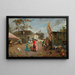 La diseuse de bonne aventure - Oreste Cortazzo — gerahmtes Bild an der Wand
