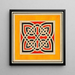 Celtic Ornament Gemälde - Elizabeth A Nedwill — gerahmtes Bild an der Wand