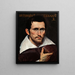 Portrait einer Presse - Ortensio Crespi — gerahmtes Bild an der Wand