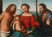 La Madone et l'Enfant avec les saints Sébastien et Jacques le Majeur - Ortolano — Ansicht des Kunstwerks