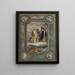Allegorie der Ehe - Oscar Pierre Mathieu — gerahmtes Bild an der Wand