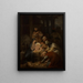 L'Adoration des Mages - Oscar Pierre Mathieu — gerahmtes Bild an der Wand