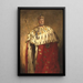 Oscar II Oscar Fredrik 1829-1907 König von Schweden 1872 und Norwegen 1872-1905 - Oscar Björck — gerahmtes Bild an der Wand