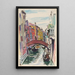 Kanal Venedig - Oscar Bluemner — gerahmtes Bild an der Wand