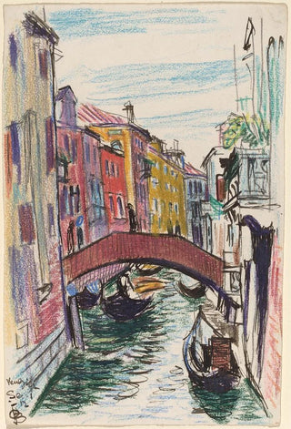Oscar Bluemner - Canal Venice.webp
