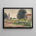 Virage de la route - Oscar Bluemner — gerahmtes Bild an der Wand