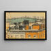 Toits de Harlem - Oscar Bluemner — gerahmtes Bild an der Wand