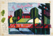 Studie für alten roten und grünen Kanal - Oscar Bluemner — Ansicht des Kunstwerks