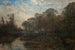Landschaft mit Wasser und Bäumen - Oscar Trn — Ansicht des Kunstwerks