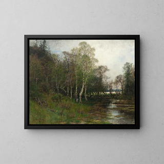 Oscar Trn - Spring Landscape Motif from Tullinge in Sdermanland.webp