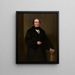 Der Maler Peter von Cornelius - Oskar Begas — gerahmtes Bild an der Wand
