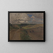Schatten der Wolken - Oskar Frenzel — gerahmtes Bild an der Wand