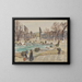 Winter in Schönbrunn - Oskar Laske — gerahmtes Bild an der Wand