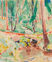 Waldbach II - Oskar Moll — Ansicht des Kunstwerks