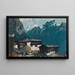 Haus eines Bergbauerndorfes - Oskar Mulley — gerahmtes Bild an der Wand