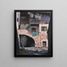 Innenhof - Oskar Mulley — gerahmtes Bild an der Wand