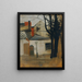 Tankstelle - Oskar Schlemmer — gerahmtes Bild an der Wand