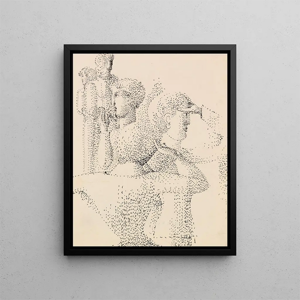 Oskar Schlemmer - Gruppe pointilliert.webp