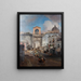 Aller au marché - Oswald Achenbach — gerahmtes Bild an der Wand