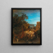 Fête de saint Anne à Ischia, Casamicciola - Oswald Achenbach — gerahmtes Bild an der Wand