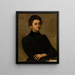 Portrait des Dr. Elisabeth Winterhalter - Ottilie Wilhelmine Roederstein — gerahmtes Bild an der Wand