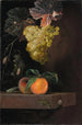 Naturmorte mit Früchten, Eidechse und Insekten - Ottmar Elliger — Ansicht des Kunstwerks