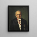 Portrait des Kabinettssekretärs Jens Peter Trap - Otto Bache — gerahmtes Bild an der Wand