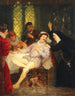 Das Gemälde Die Prima Donna Leocadi Gerlach und der Kammermusiker Christian Hansen in Don Juan - Otto Bache — Ansicht des Kunstwerks